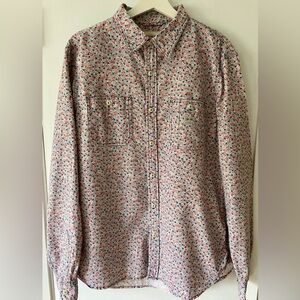 Denim & Supply Ralph Lauren Multicolor Floral Shirt Size L Cotton Men’s